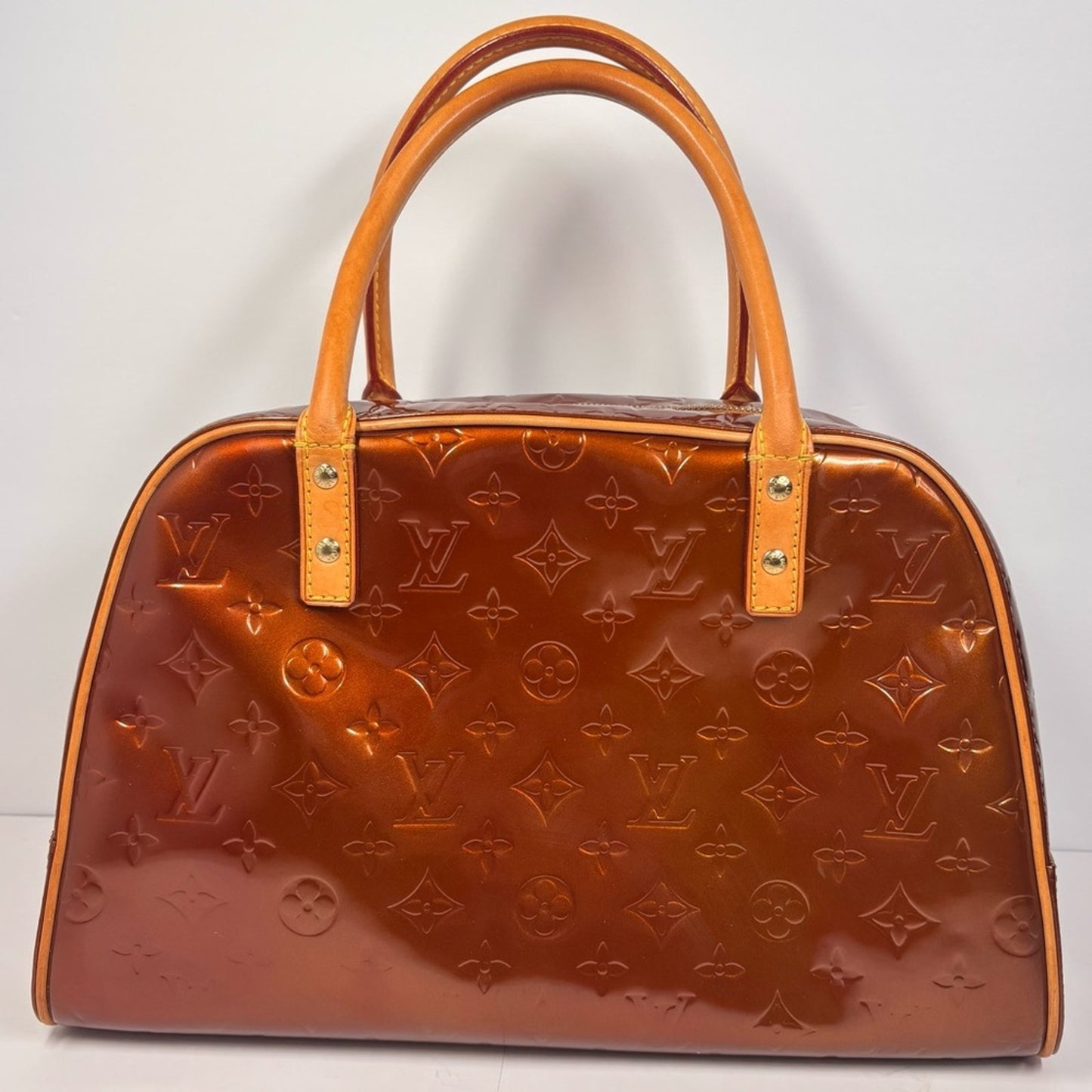 Louis Vuitton Bronze Monogram Vernis Tompkins Square ✨