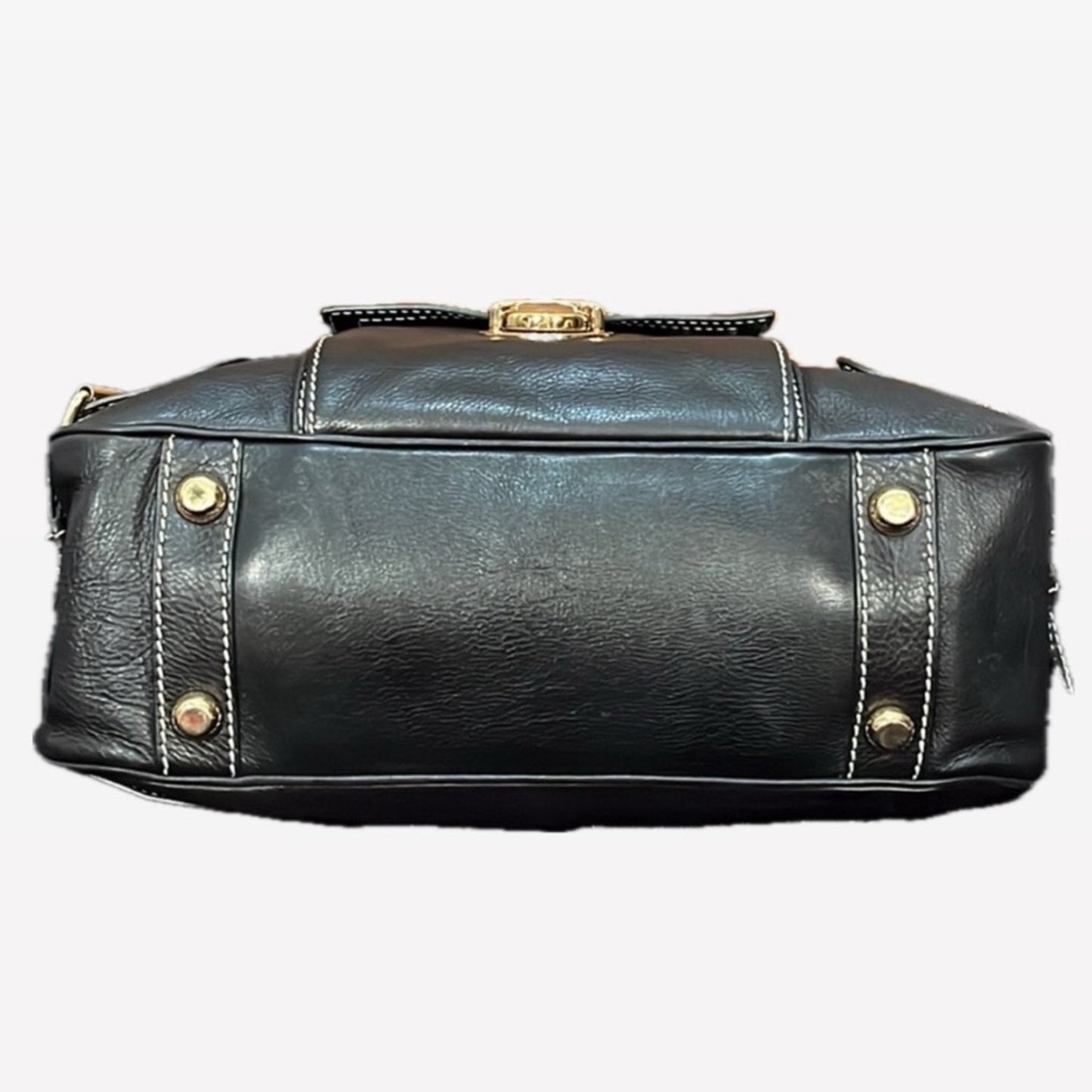 Marc Jacobs Black Venetia Calf Leather Satchel ✨