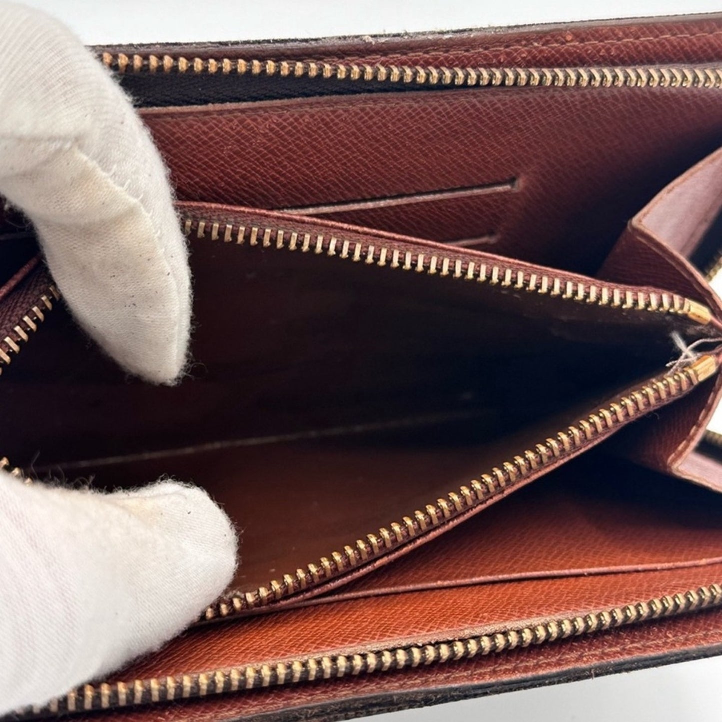 Louis Vuitton Portomone Zip Monogram Wallet Brown ✨