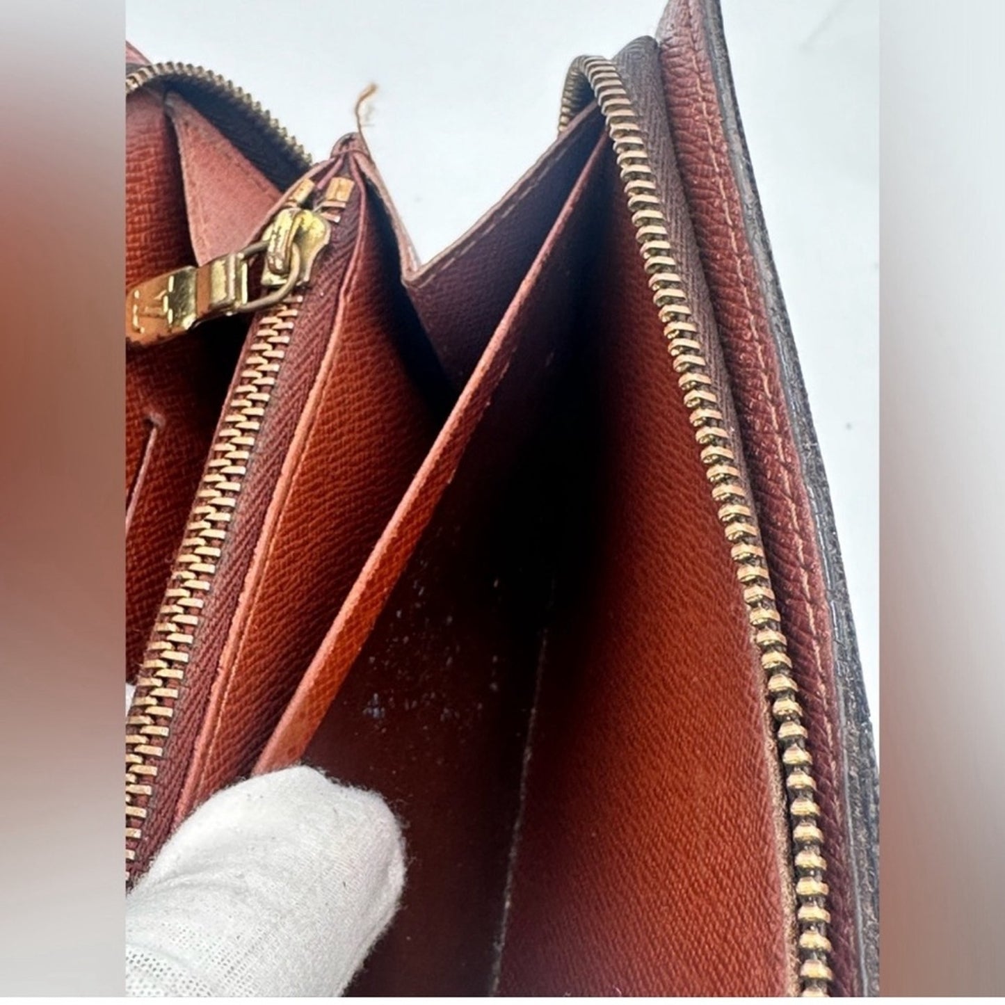 Louis Vuitton Portomone Zip Monogram Wallet Brown ✨