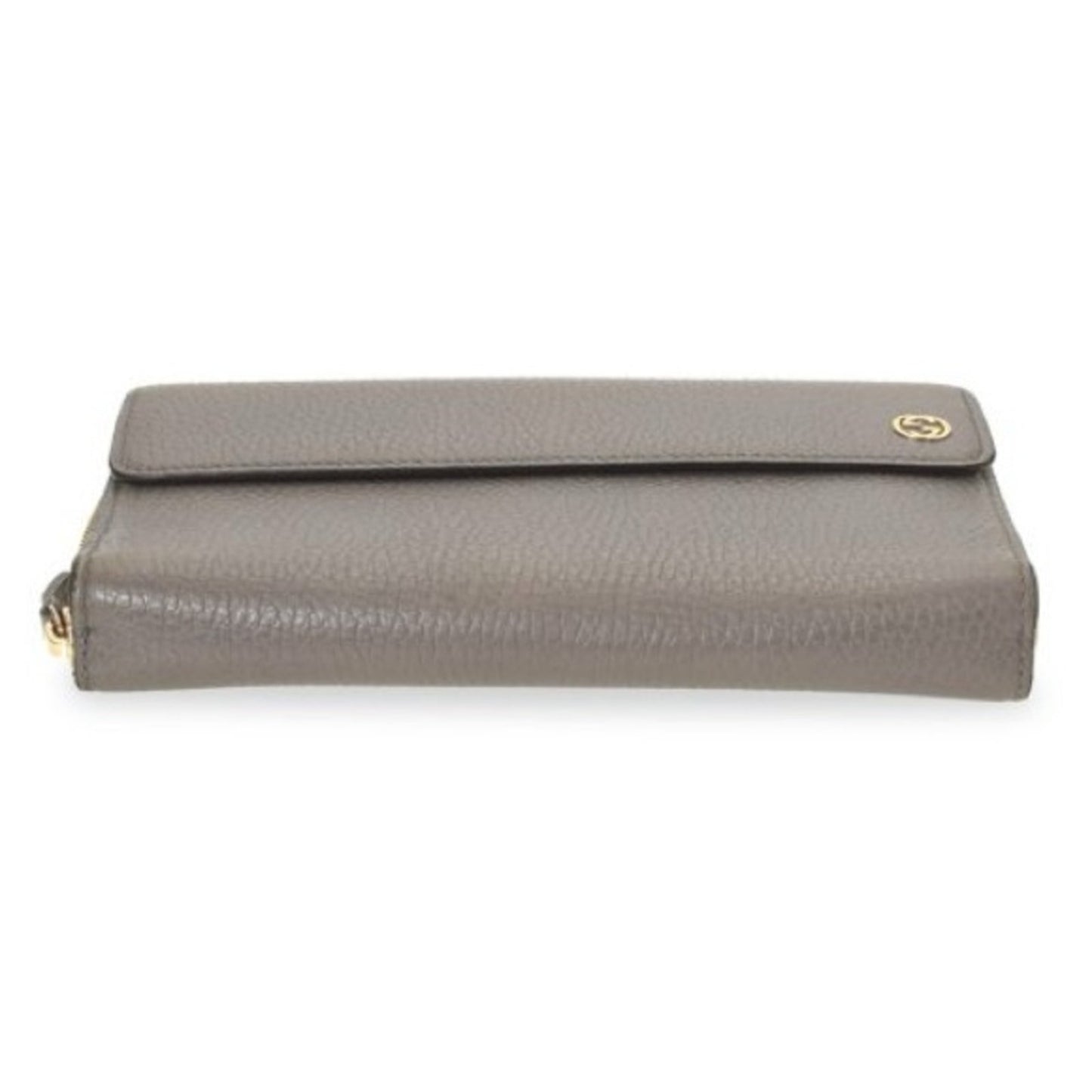 Gucci Betty Leather Zip-Around Taupe Organizer Wallet ✨