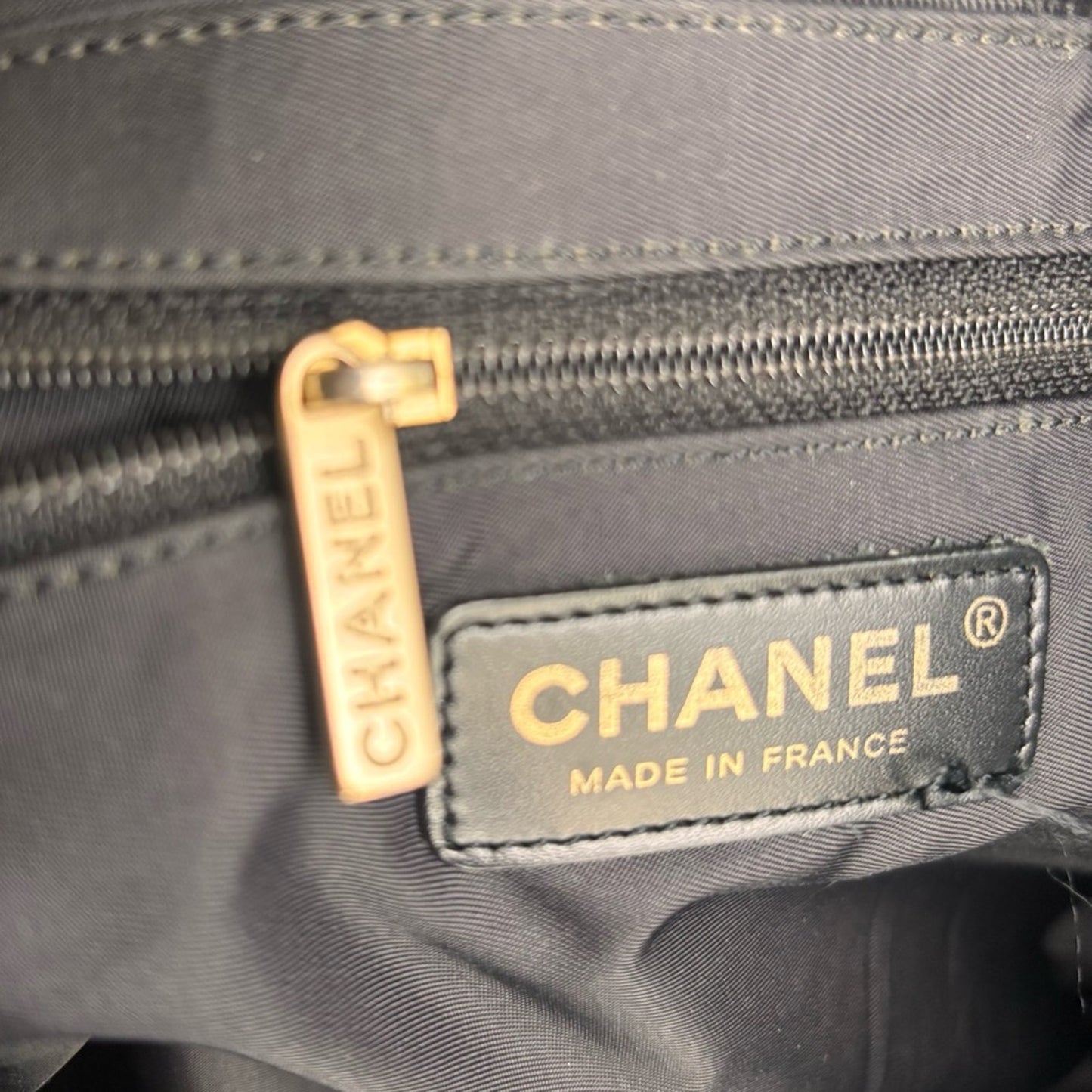 CHANEL New Travel Line Tote MM - Black Nylon Jacquard Leather Tote Bag ✨