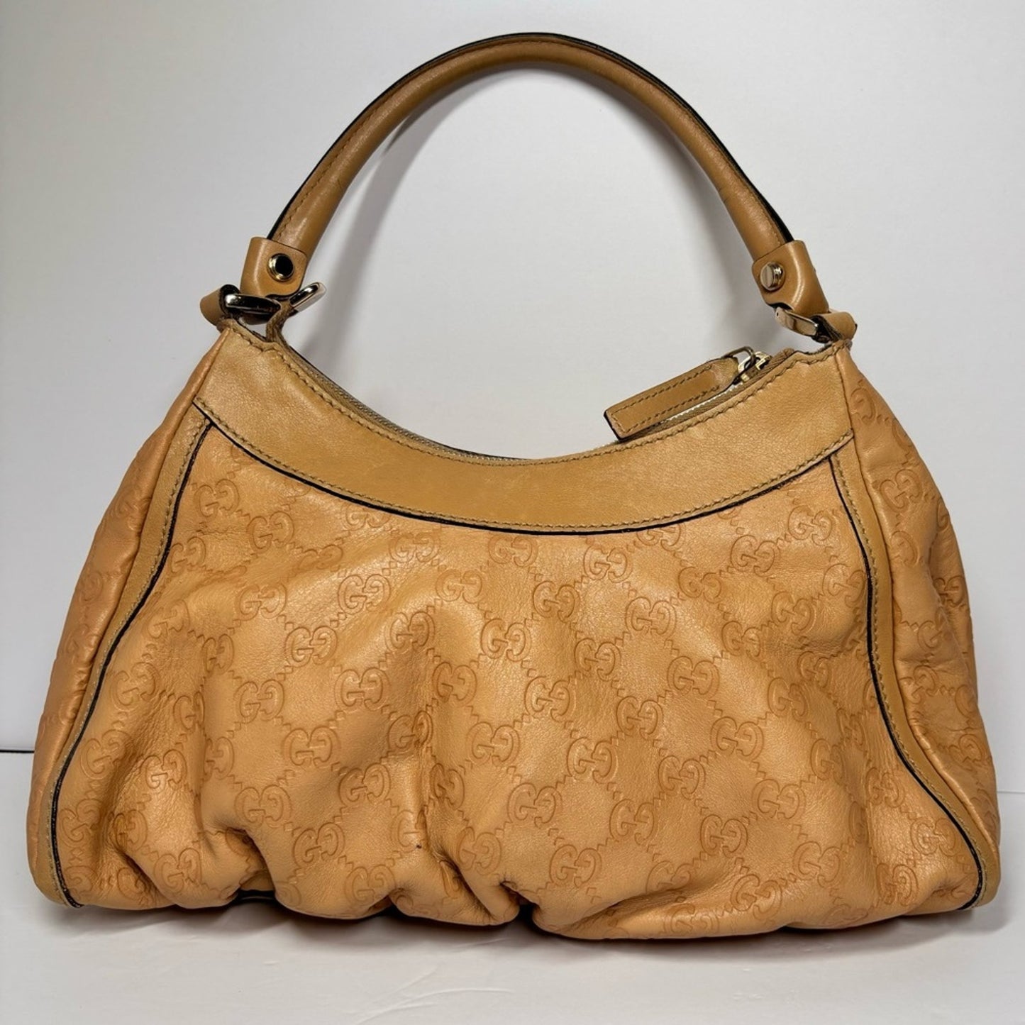 Gucci Light Brown Guccissima Leather Small D Ring Shoulder Bag ✨