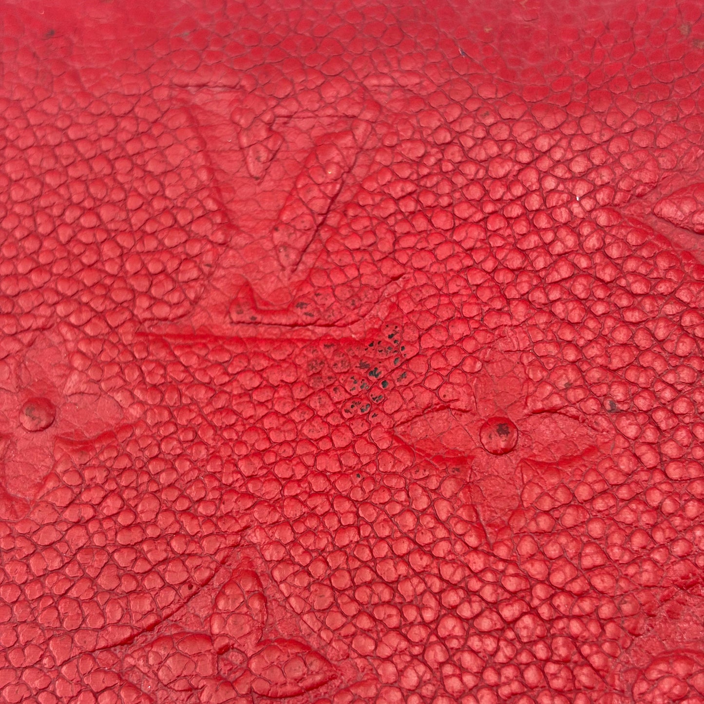 Louis Vuitton Zippy Wallet Empreinte Leather Red - Pre Owned ✨