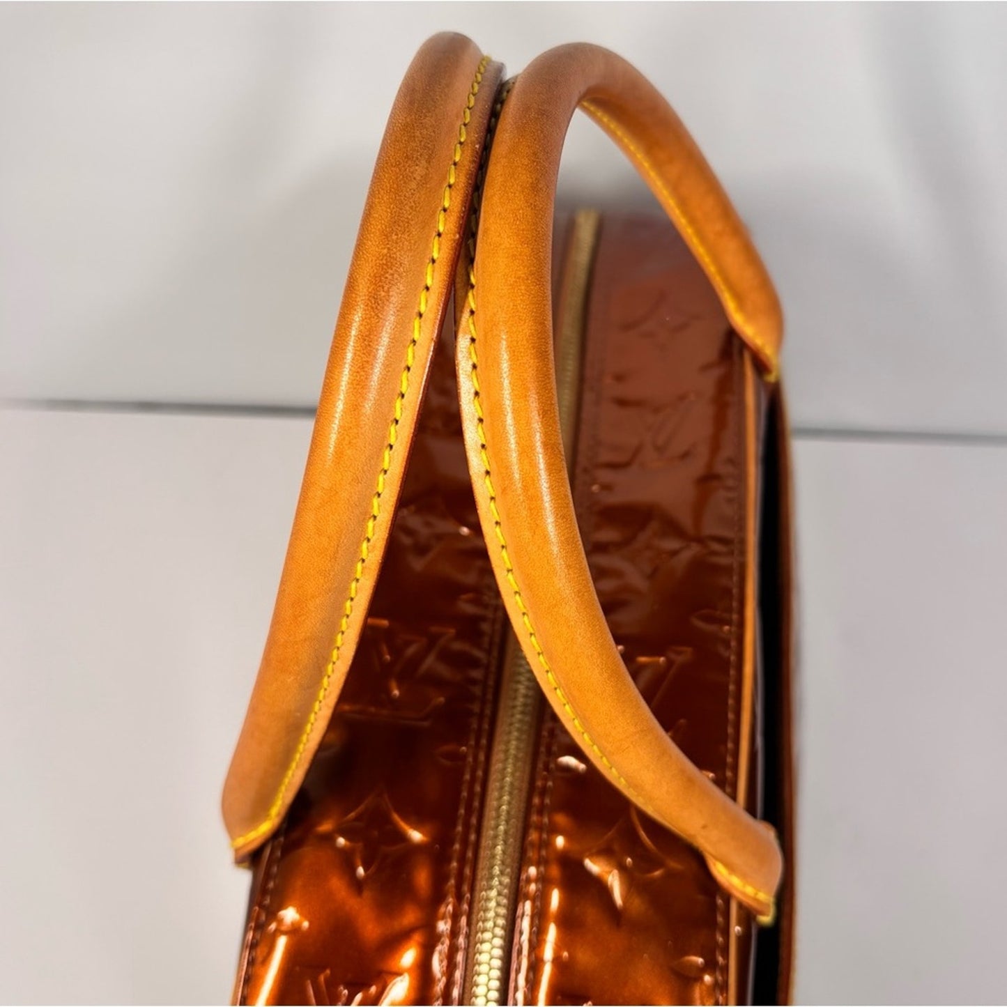 Louis Vuitton Bronze Monogram Vernis Tompkins Square ✨