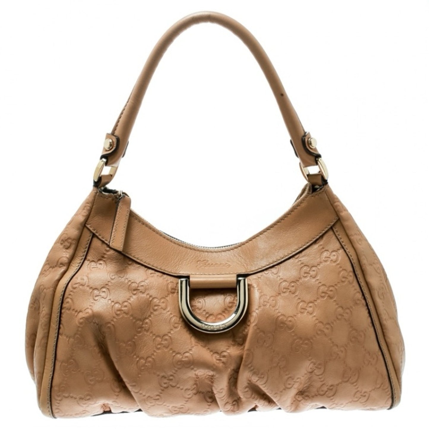 Gucci Light Brown Guccissima Leather Small D Ring Shoulder Bag ✨