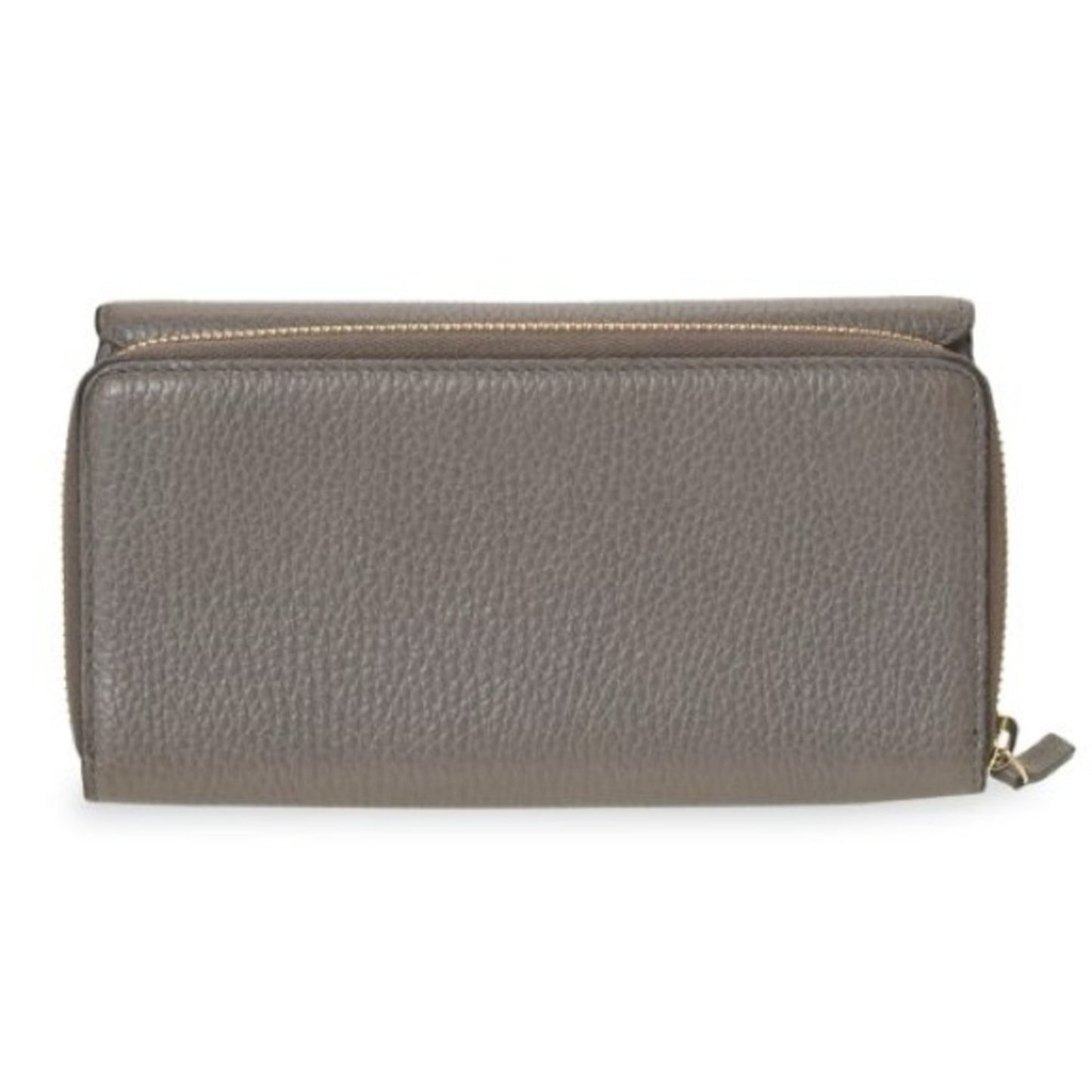 Gucci Betty Leather Zip-Around Taupe Organizer Wallet ✨