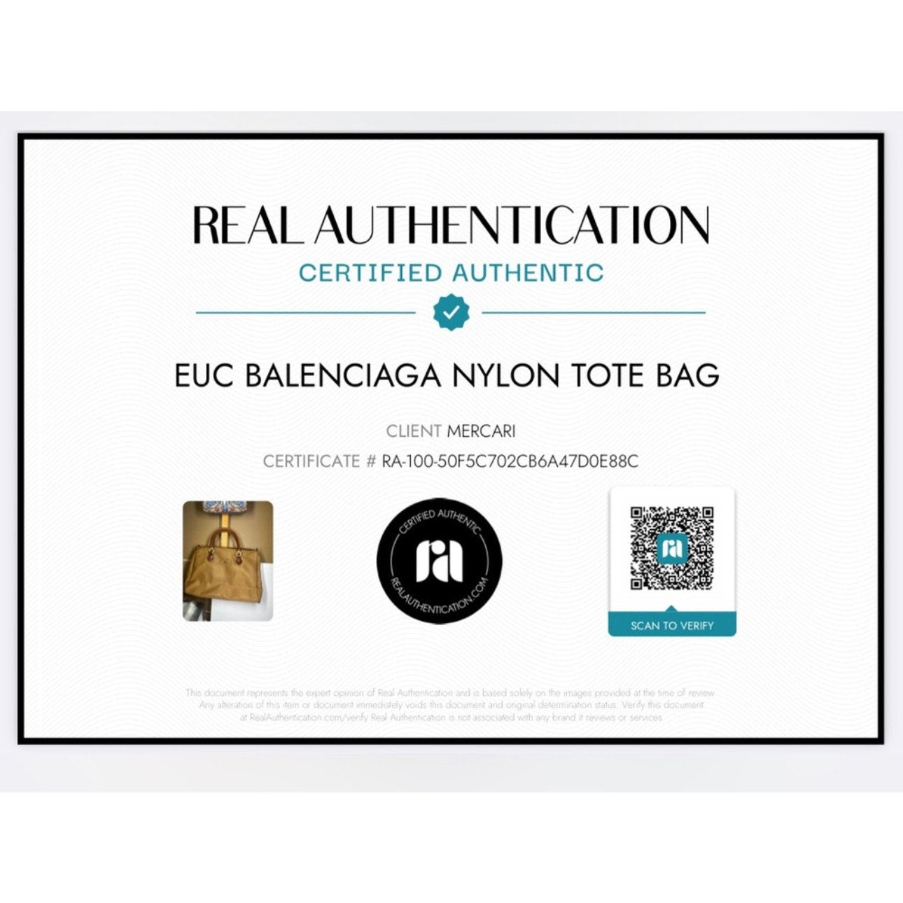Balenciaga nylon Tote Bag BB Logo Crocodile embossed Gold tone hardware - COA✨