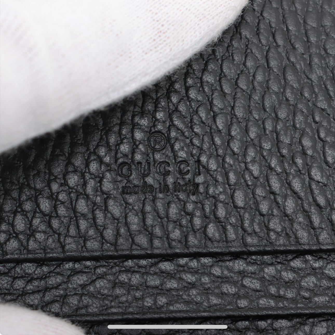 Gucci GG Marmont bi-color card case wallet black ✨