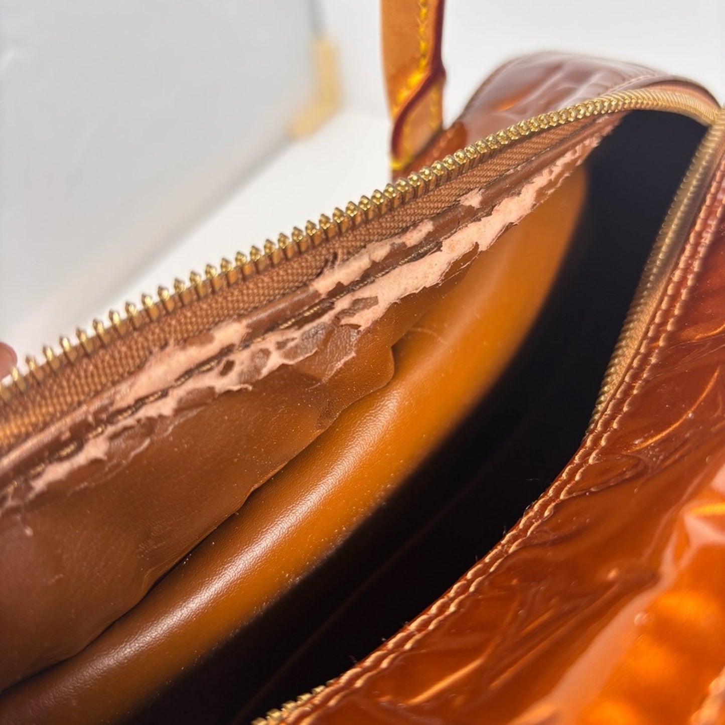 Louis Vuitton Bronze Monogram Vernis Tompkins Square ✨