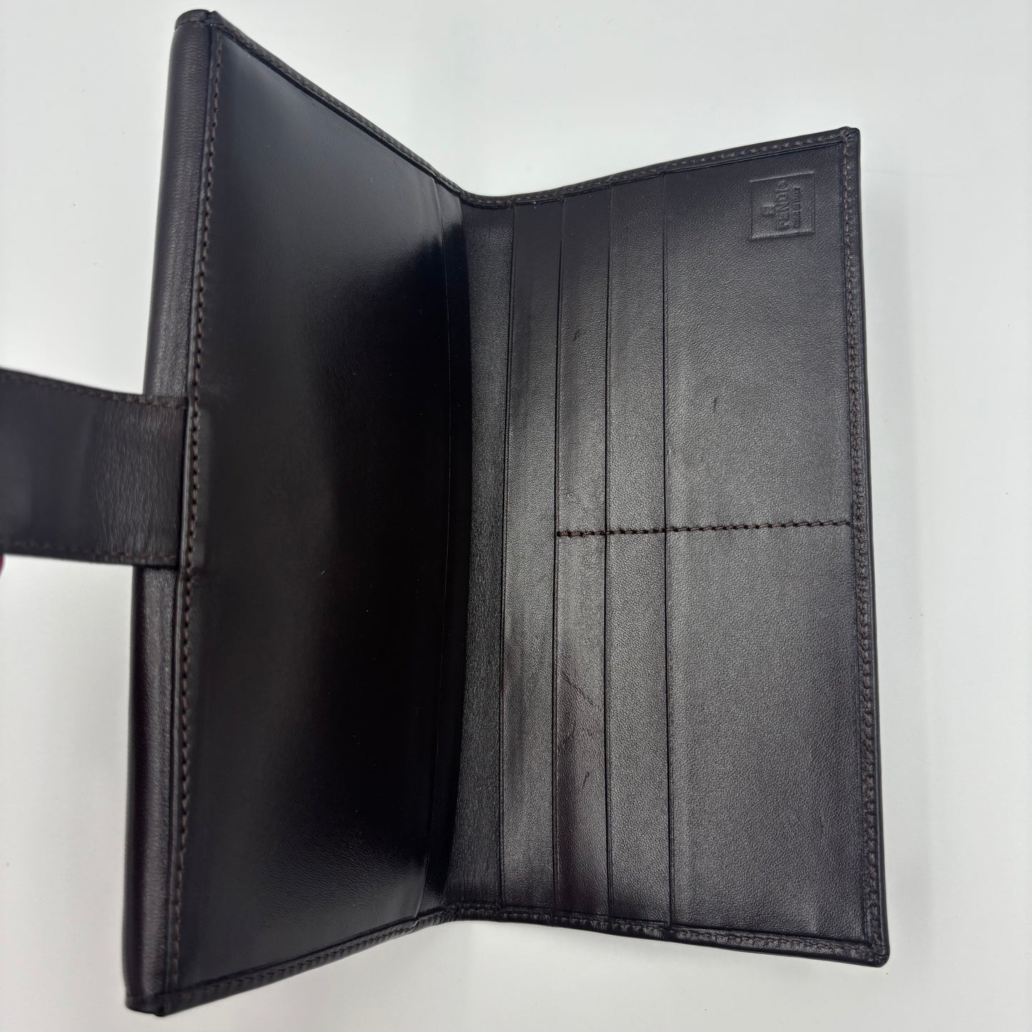 Fendi Vintage Zucca FF Logo Continental Wallet - Pre Owned ✨