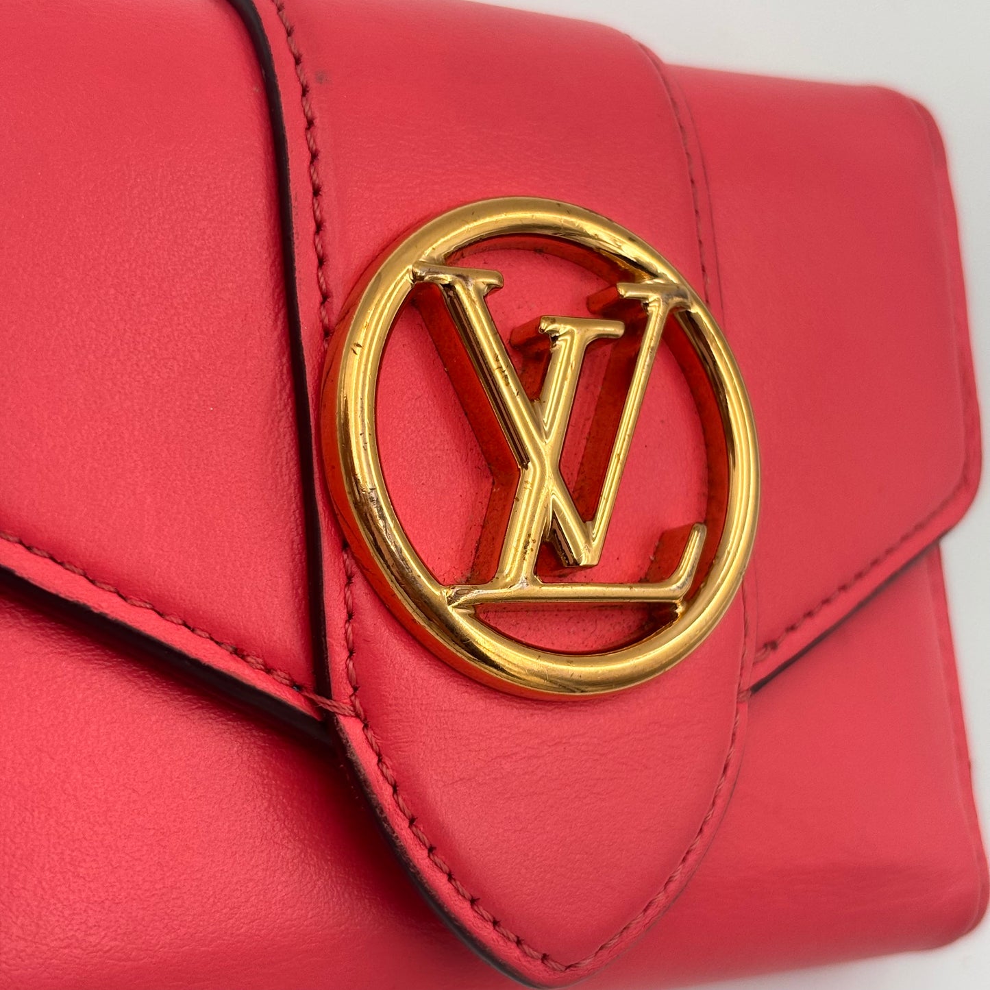 Louis Vuitton Pont 9 Leather Compact Wallet ✨