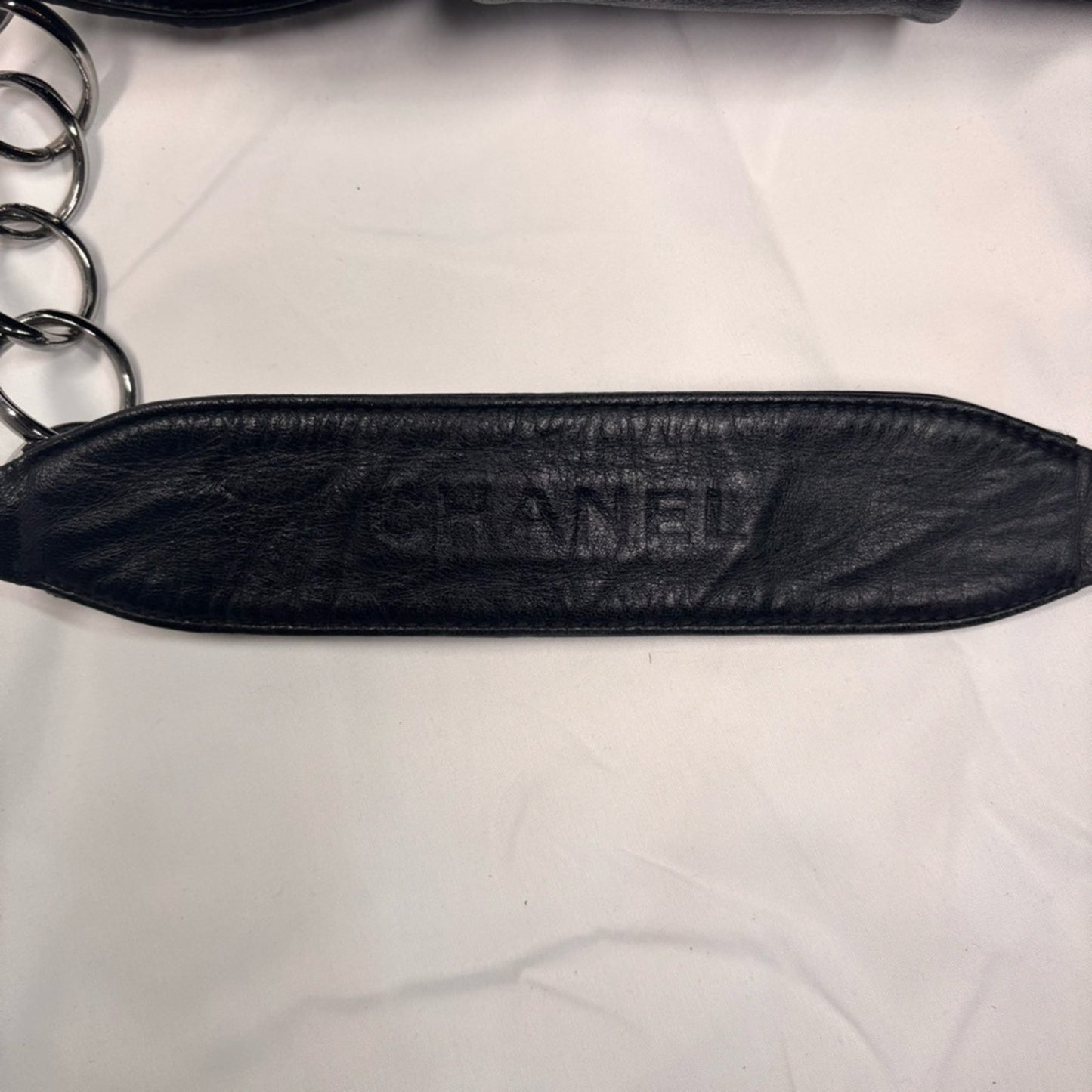 CHANEL Mademoiselle Nylon Quilted Black Lambskin Shoulder Bag ✨