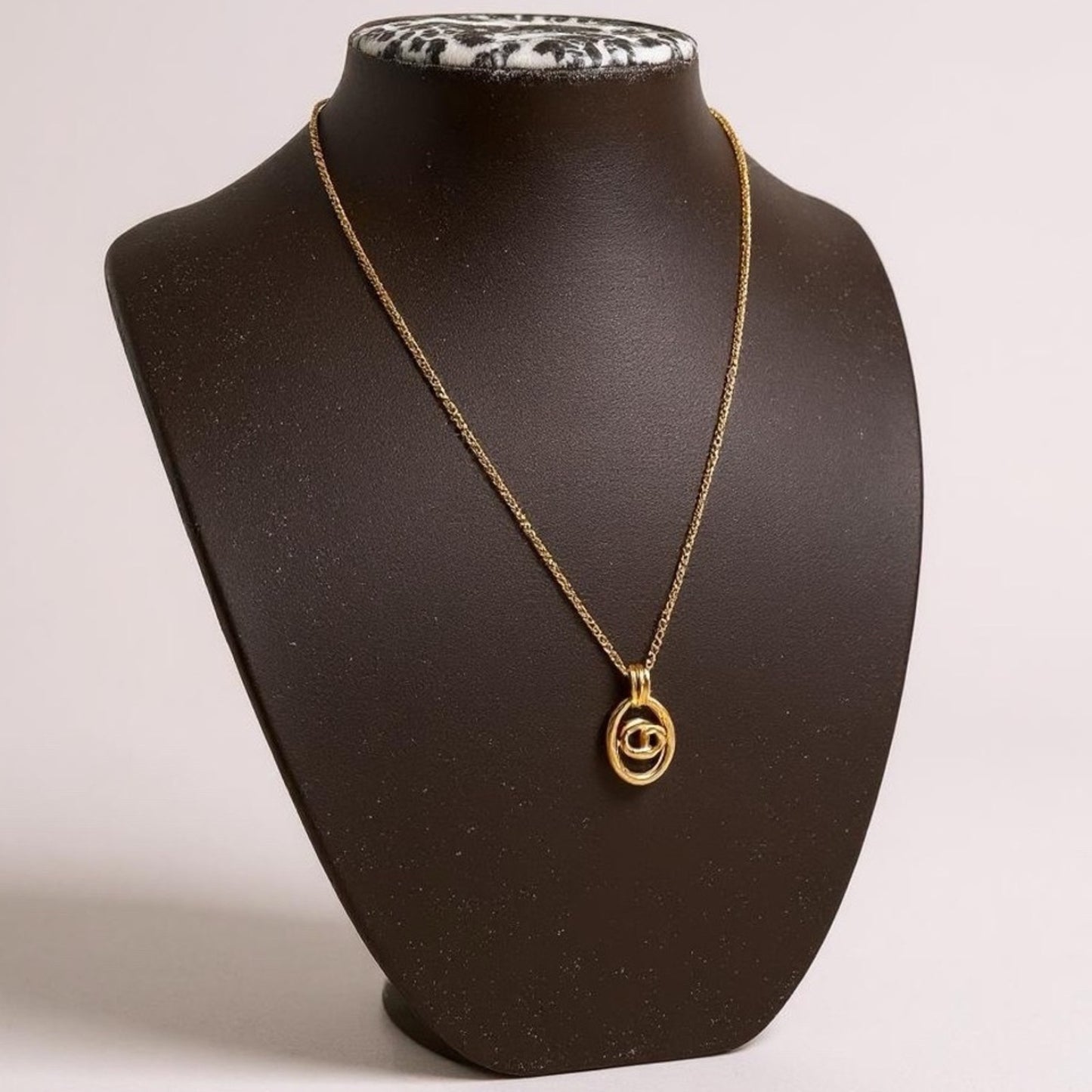 Christian Dior CD Gold plated Necklace ✨