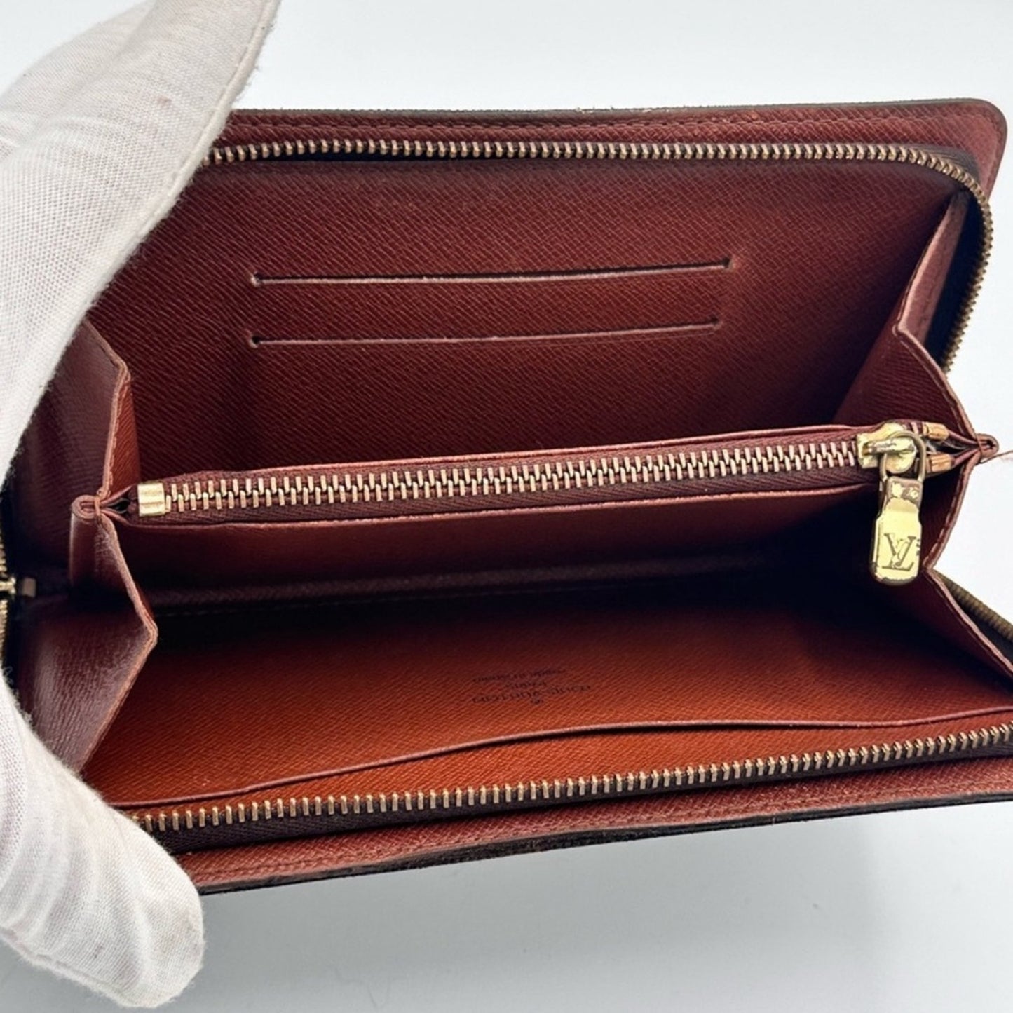 Louis Vuitton Portomone Zip Monogram Wallet Brown ✨