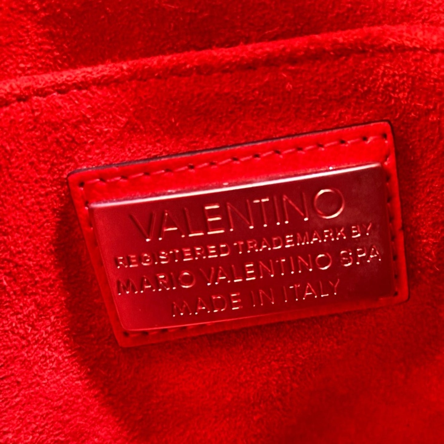 Valentino Red Rockstud Leather Convertible
Tote Backpack Bag ✨