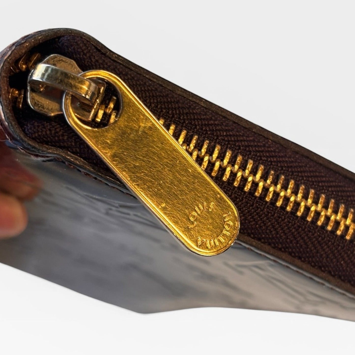 Louis Vuitton Vernis Zippy Wallet Rouge Fauviste