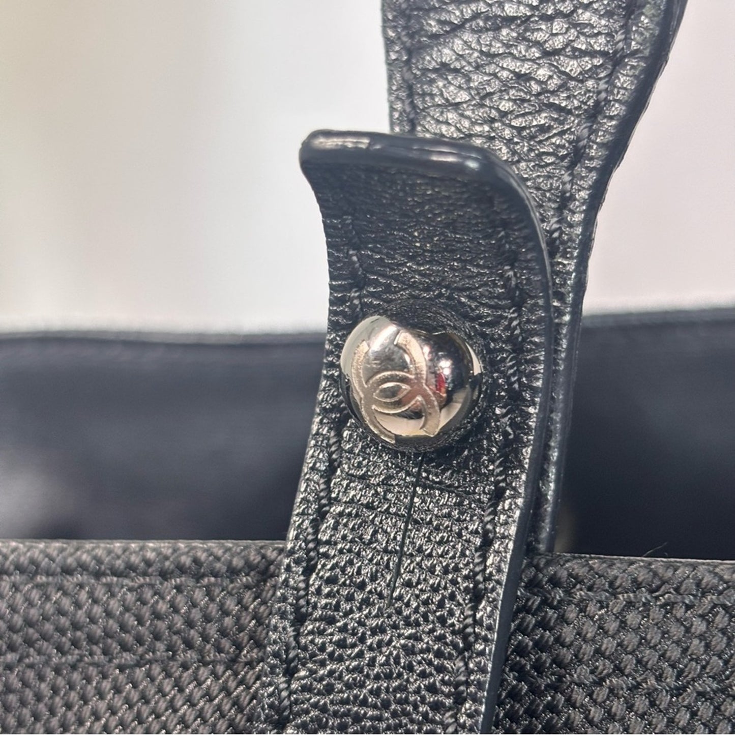 Chanel Paris-Biarritz Large Black Tote ✨