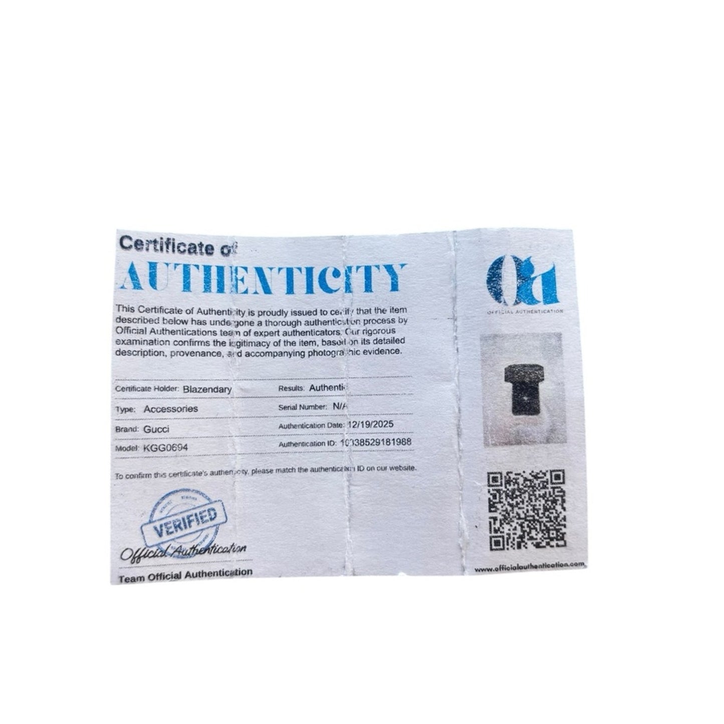 Gucci Interlocking Sterling Silver & Black Enamel Ring 13g