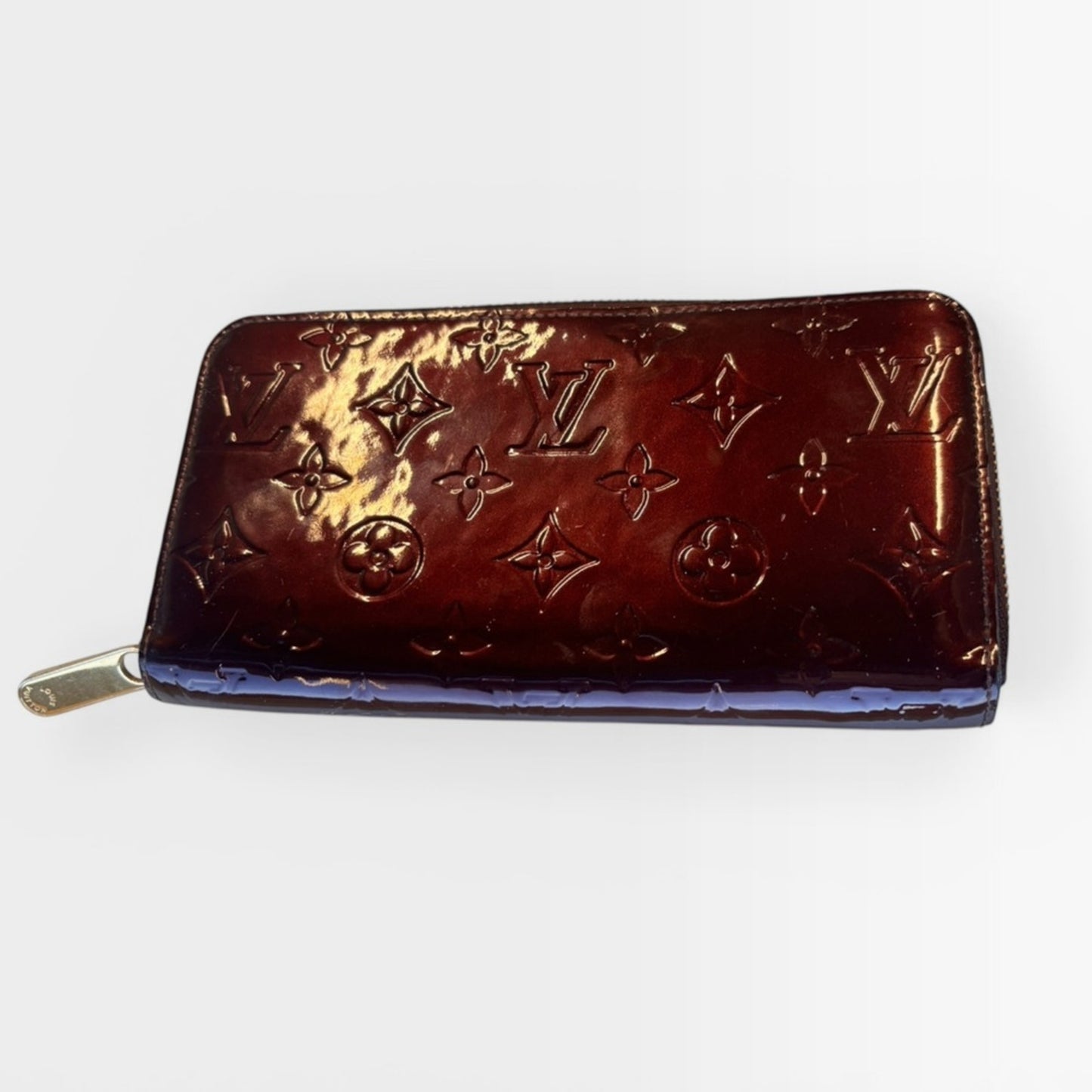 Louis Vuitton Vernis Zippy Wallet Rouge Fauviste