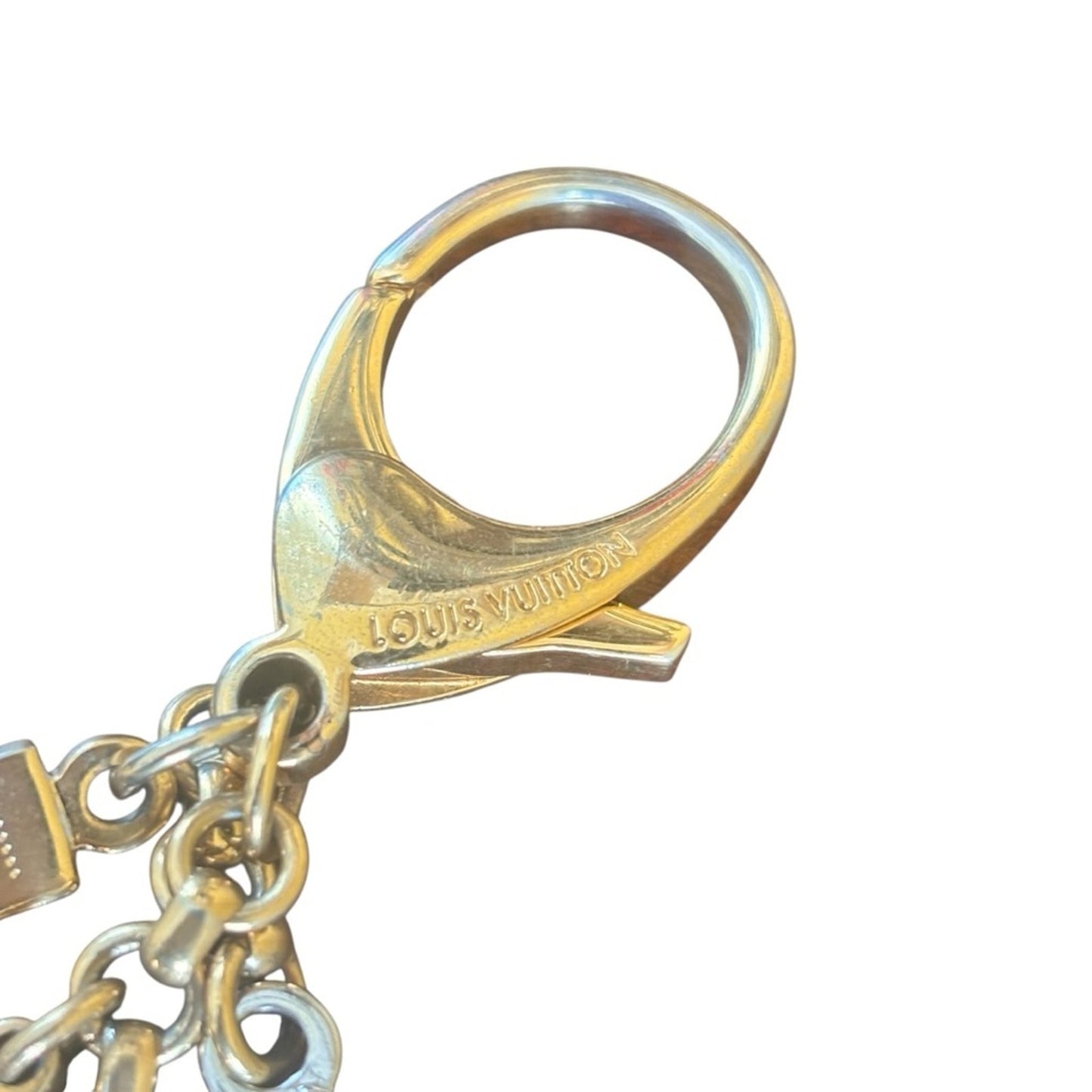 Louis Vuitton Tapage Bag Charm Key Chain Gold and silver ✨
