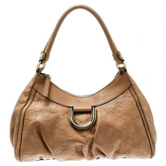 Gucci Light Brown Guccissima Leather Small D Ring Shoulder Bag ✨
