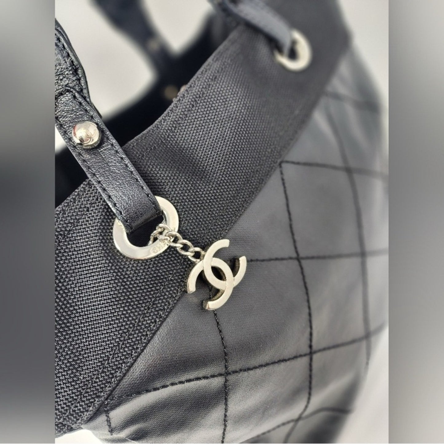 Chanel Paris-Biarritz Large Black Tote ✨