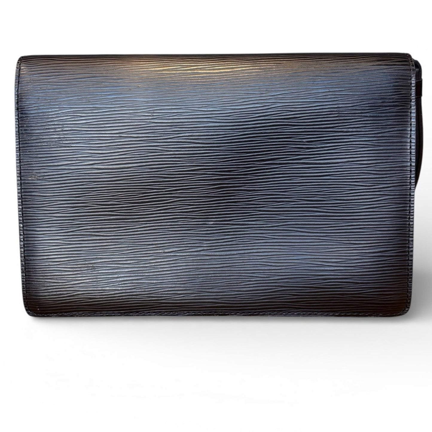 Louis Vuitton Epi Pochette Sellier Dragonne clutch bag in black epi leather