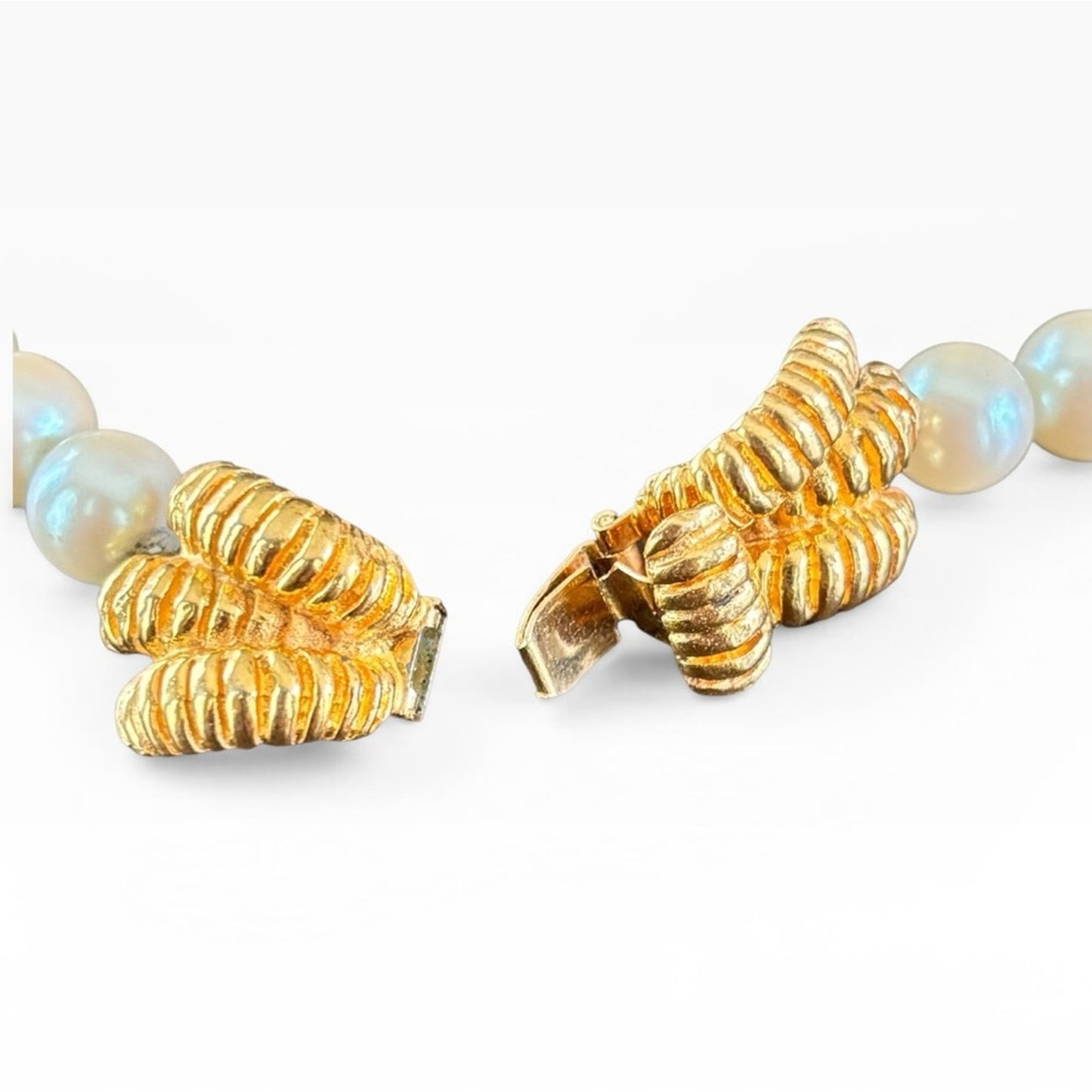 Mimi di N Gold plated Bow Pearl & Turquoise Bead Double Strand Necklace
