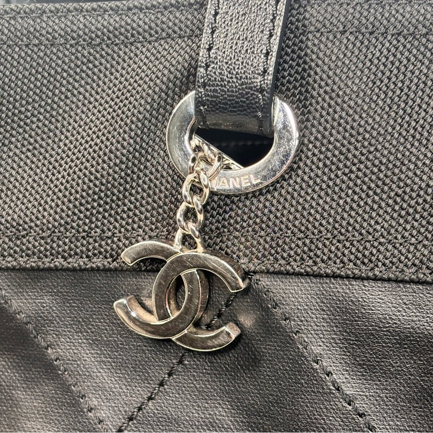 Chanel Paris-Biarritz Large Black Tote ✨